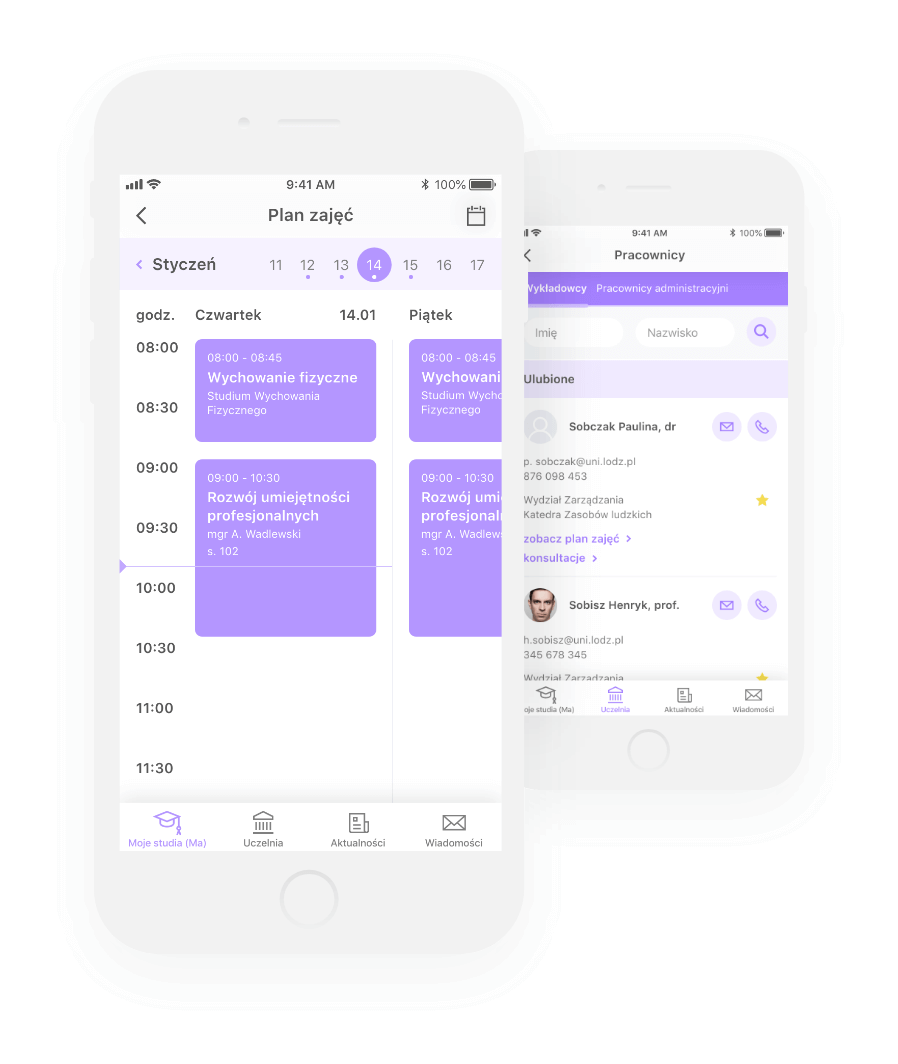 mobile app screen