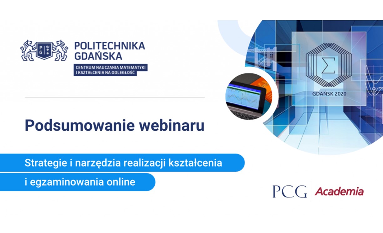 podsumowanie webinaru dotyczącego kształcenia i egzaminowania online