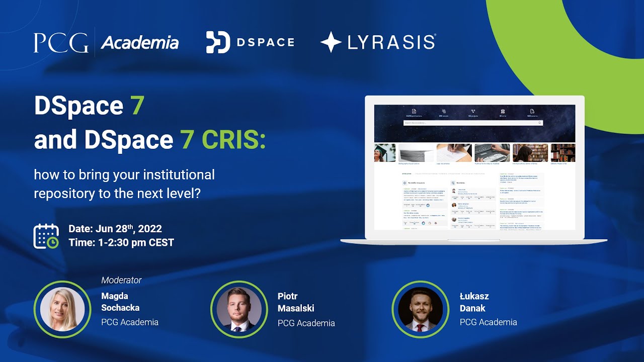 DSpace 7 und DSpace 7 CRIS: Wie Sie Ihr institutionelles Repositorium auf die nächste Stufe heben