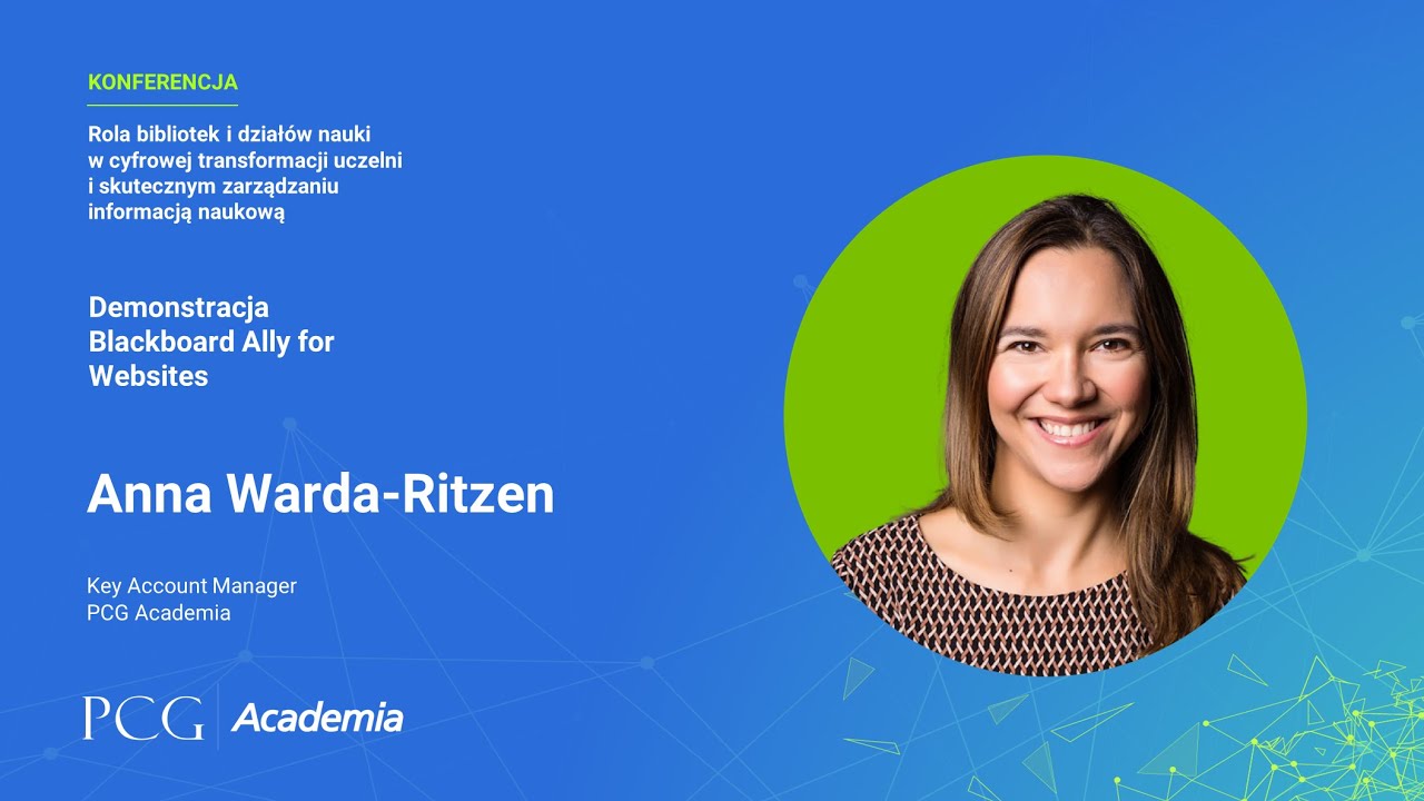 Ally i dostępność w DSpace 7 – Anna Warda-Ritzen