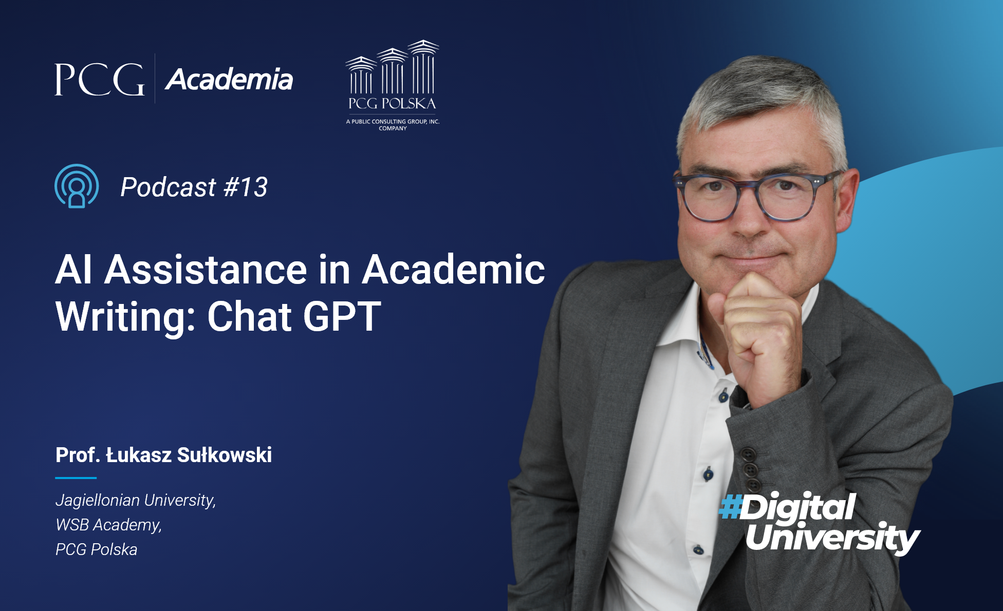 AI assistance in academic writing podcast
