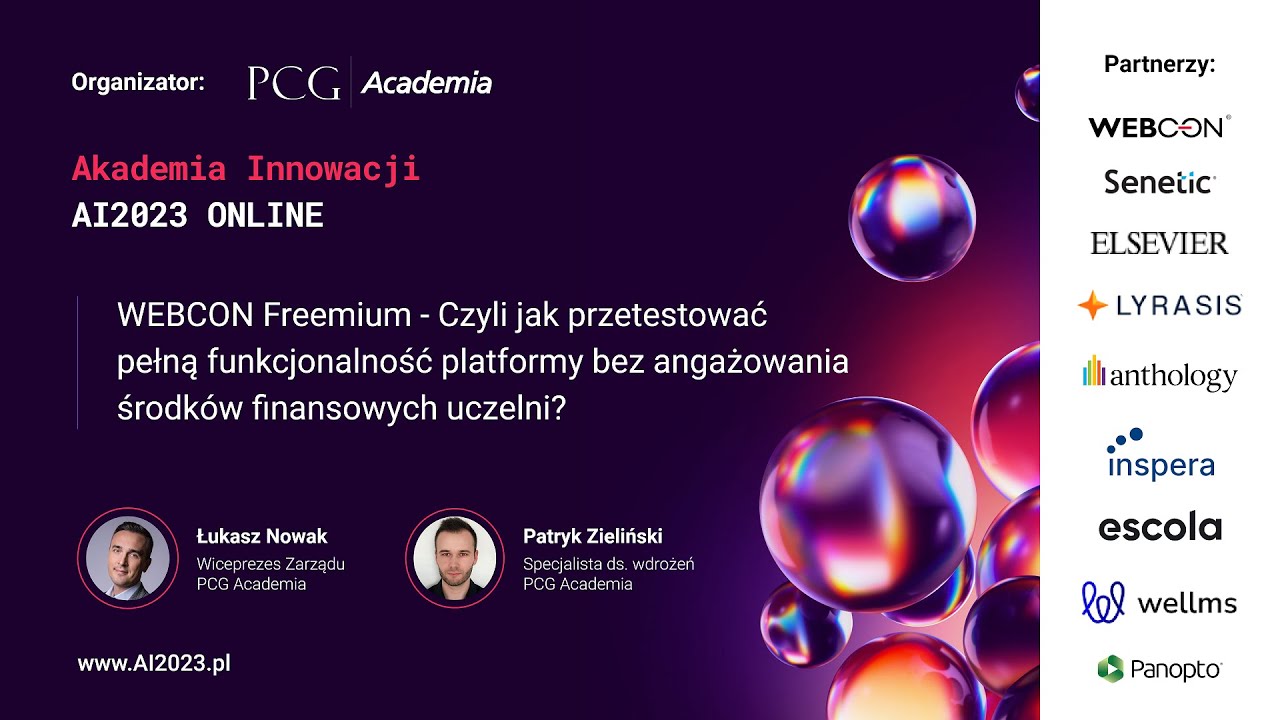 WEBCON Freemium – Czyli jak przetestować pełną funkcjonalność platformy bez angażowania środków finansowych uczelni?