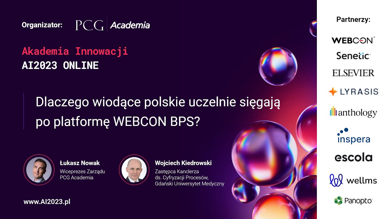 Dlaczego wiodące polskie uczelnie sięgają po platformę WEBCON BPS? Case Study Gdańskiego Uniwersytetu Medycznego.
