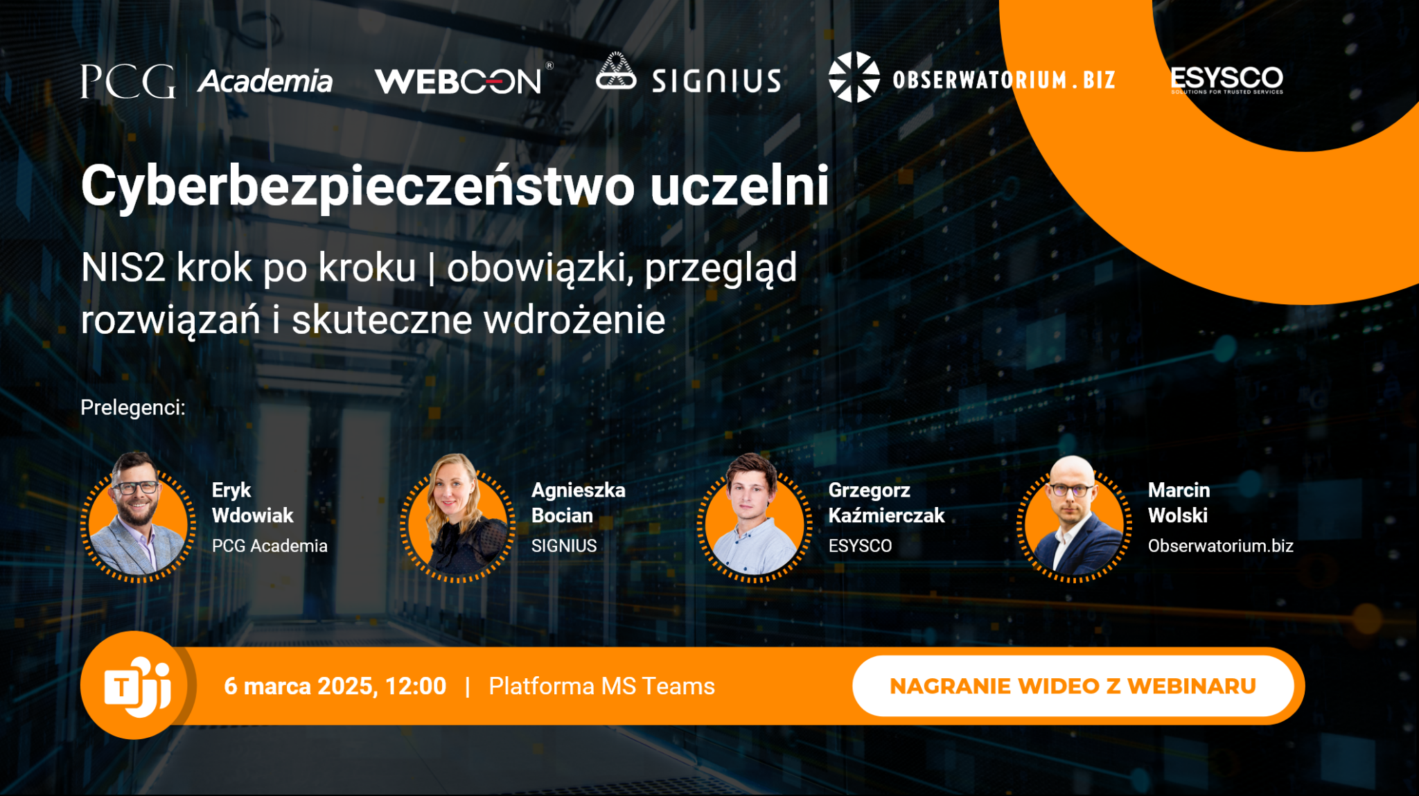 Cyberbezpieczeństwo uczelni – NIS2 krok po kroku | obowiązki, przegląd rozwiązań i skuteczne wdrożenie