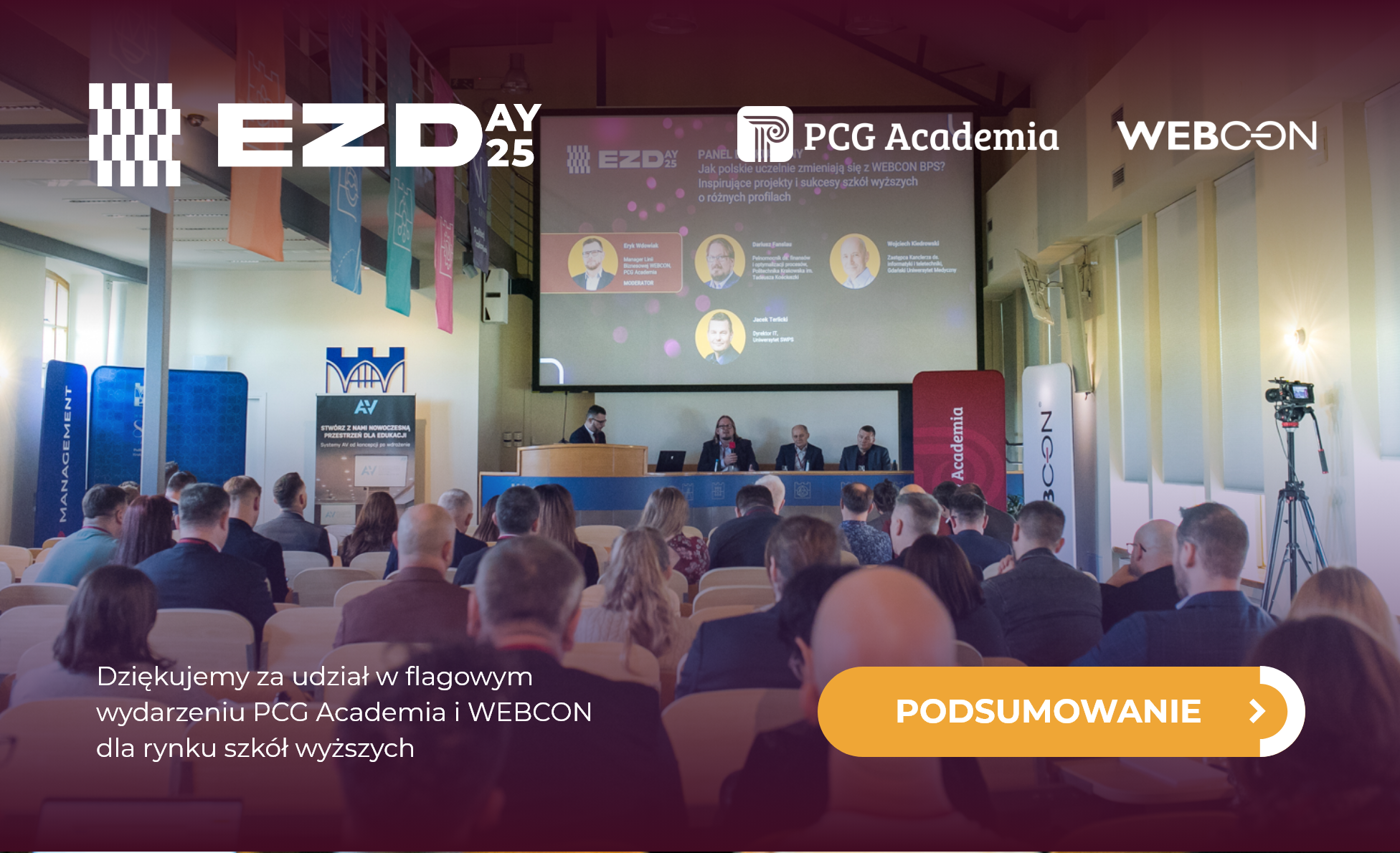 Podsumowanie EZDAY 2025 – flagowej konferencji PCG Academia i WEBCON dla rynku szkół wyższych