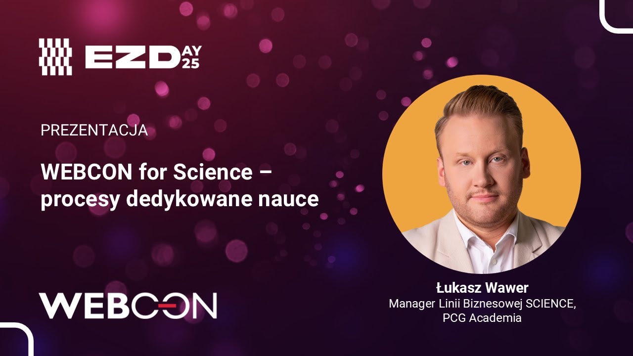 EZDAY 2025: WEBCON for Science – procesy dedykowane nauce