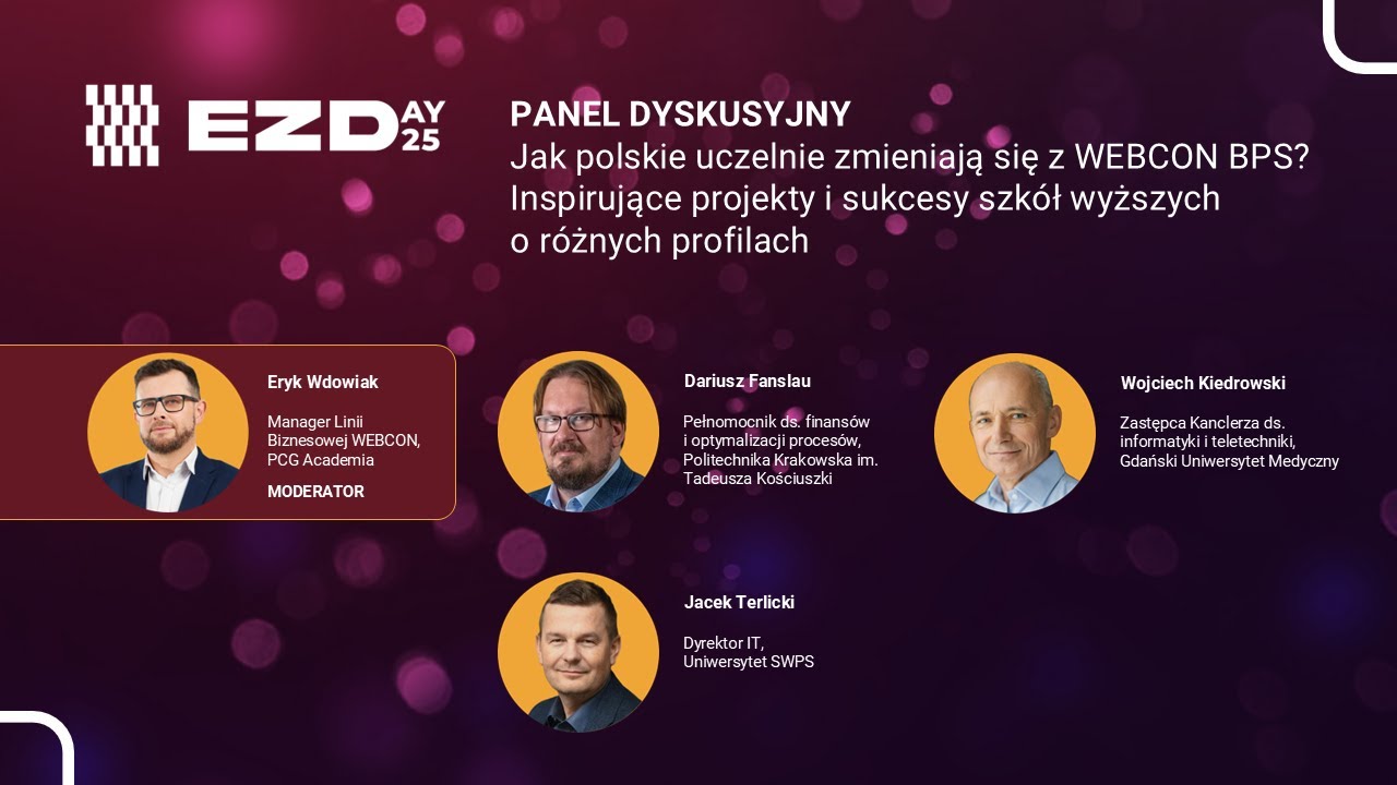 EZDAY 2025: Jak polskie uczelnie zmieniają się z WEBCON BPS? Inspirujące projekty i sukcesy szkół wyższych