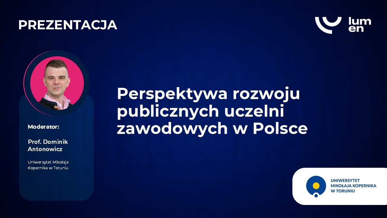 LUMEN 2025: PERSPEKTYWA ROZWOJU PUBLICZNYCYH UCZELNI ZAWODOWYCH W POLSCE