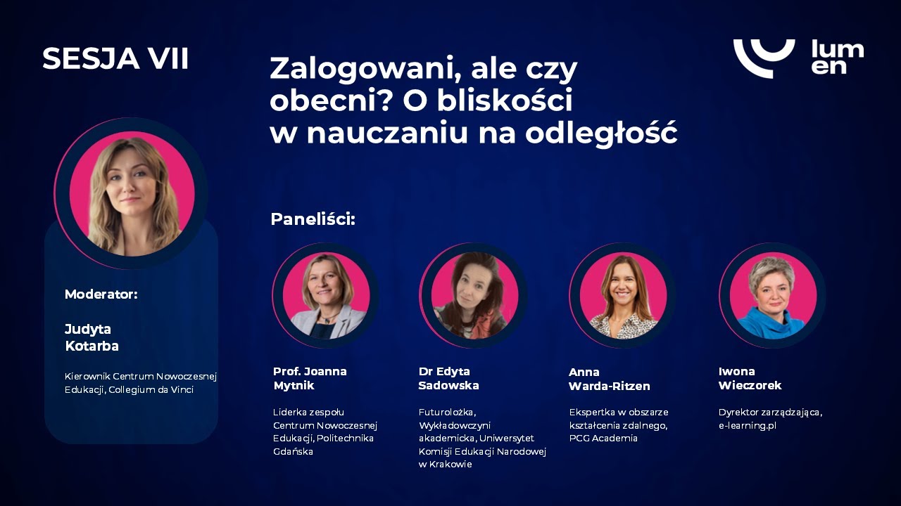 LUMEN 2025: ZALOGOWANI, ALE CZY OBECNI? O BLISKOŚCI W NAUCZANIU NA ODLEGŁOŚĆ