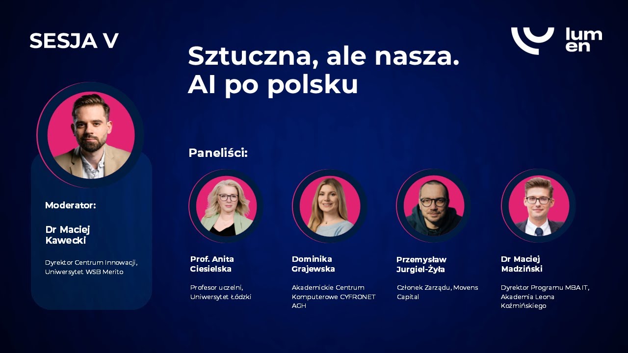 LUMEN 2025: SZTUCZNA, ALE NASZA. AI PO POLSKU